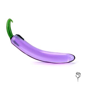 Dildo en Vidrio Berenjena