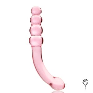 Dildo en Vidrio Rosa