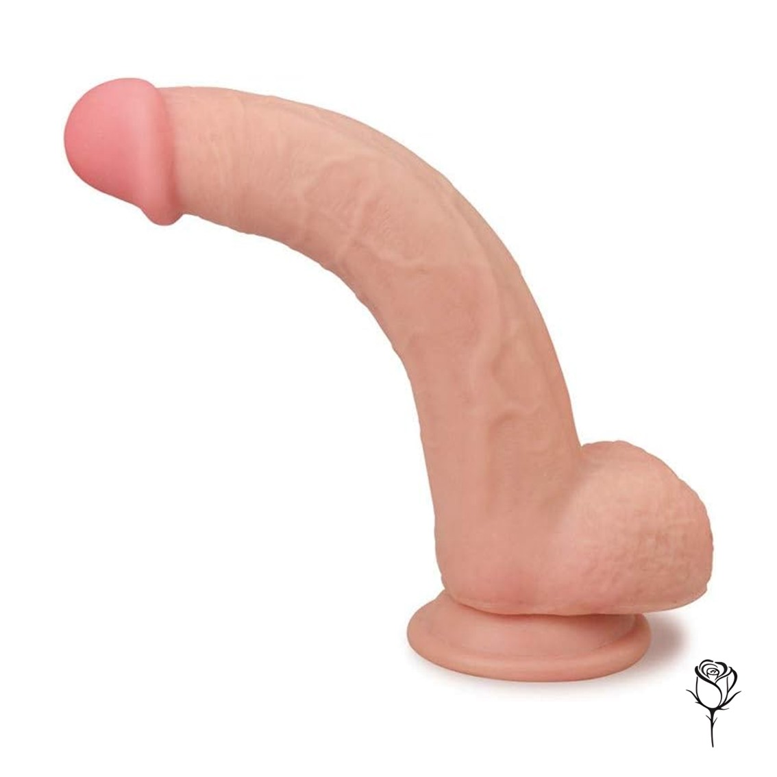 Dildo Sliding Skin Dual Layer Dong 9.5" - Imagen 3