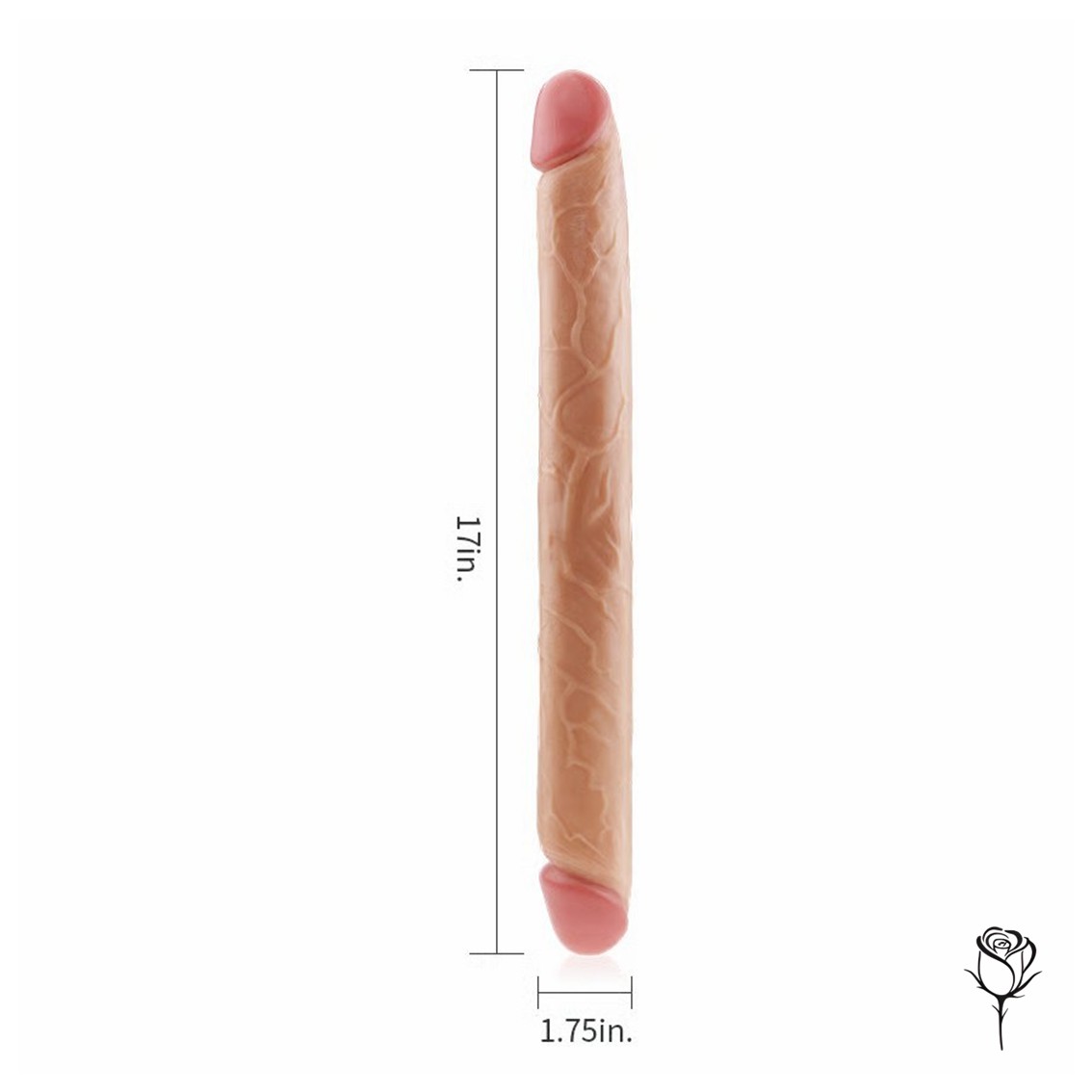 Double Dong 17" Slim Ultra - Lovetoy - Imagen 3