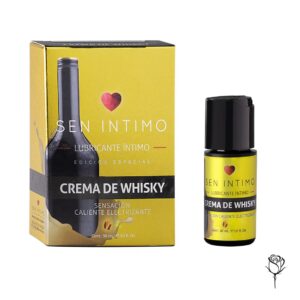 Lubricante Íntimo Crema de Whisky Caliente electrizante x 30ml - Sen Íntimo